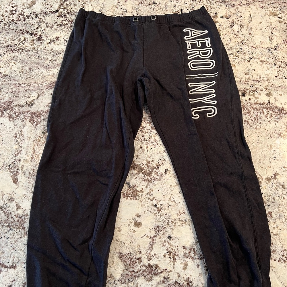 Black Aeropostale Sweat Pants